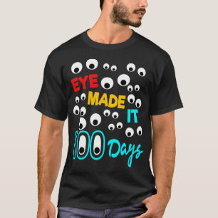 T-shirt L'Oeil L'A Fait 100 Jours 100 Jours D'Étudiant À L