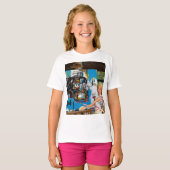 T-shirt L'œuvre commandée est presque prête (Devant entier)