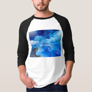 T-shirt L'œuvre d'art abstraite de SlipperyJoe colorée nua