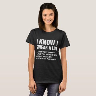 T-shirt L'offensive grossière drôle jurent beaucoup R