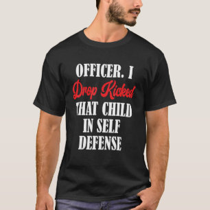 T-shirt L'Officier Que J'Ai Laissé Lancer L'Enfant Dans L'