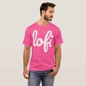 T-shirt Lofi Hip hop cursive (Devant entier)