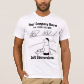 T-shirt Loft Conversions Dessin pour Personnaliser (Devant)
