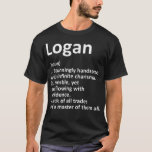T-shirt LOGAN Définition Nom personnalisé Amusant Annivers<br><div class="desc">LOGAN Définition Nom personnalisé Drôle Idée cadeau d'anniversaire</div>