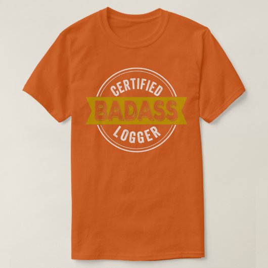 T-shirt Logger Funny Idée cadeau (Design devant)