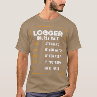 T-shirt Logger Funny Idée cadeau 1