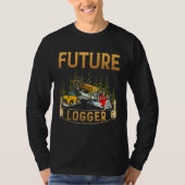 T-shirt Logger Futur Logger Bois de sciage (Devant)