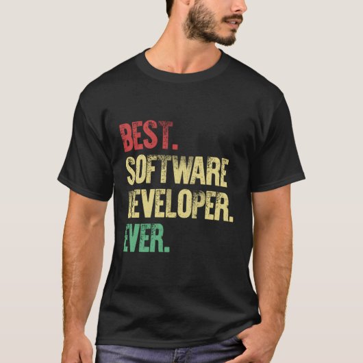 T-shirt Logiciel de codeur de concepteur de logiciels (Devant)
