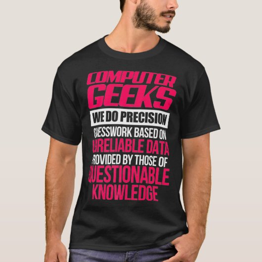 T-shirt Logiciel de codeur de programmeur Geek de l'ordina (Devant)
