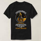 T-shirt Logiciel Funny Programmer Definition Coding Techy (Design devant)