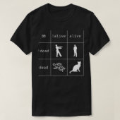 T-shirt Logique booléenne Vivant et Dead Funny Programmer  (Design devant)