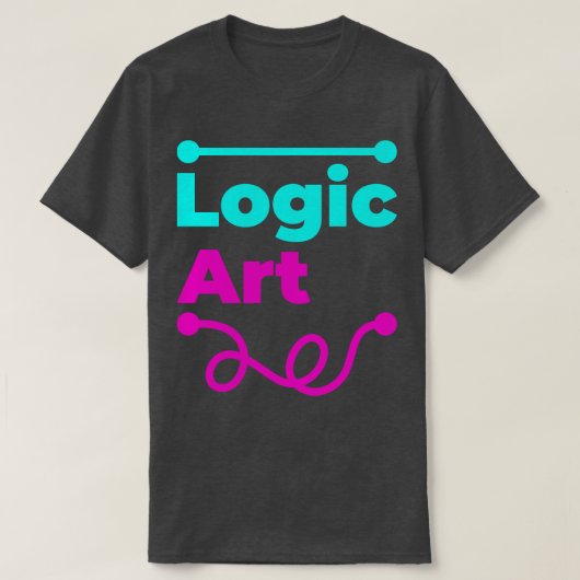 T-shirt Logique contre art (Design devant)