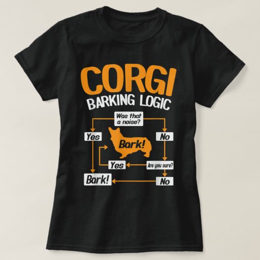 T-shirt Logique Corgi Bark (Design devant)