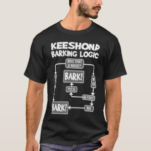 T-shirt Logique d'aboiement de chien, drôle idée cadeau de