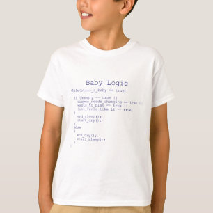 T-shirt Logique de bébé