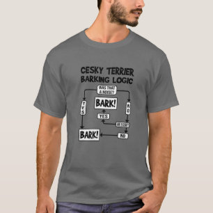 T-shirt Logique de l'écorce de chien, Drôle cadeau de chie