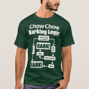 T-shirt Logique d'écorçage Chow Chow