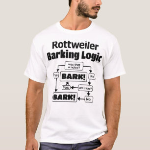 T-shirt Logique d'écorçage Rottweiler