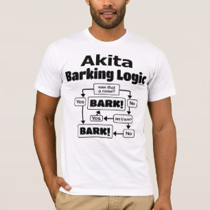 T-shirt Logique d'écorcement d'Akita