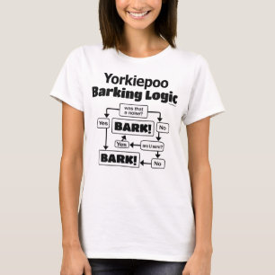 T-shirt Logique d'écorcement de Yorkiepoo
