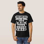 T-shirt Logique du jeu vidéo (Devant entier)