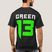 T-shirt Logo 2 de crâne dégrossi (noir) (Dos)