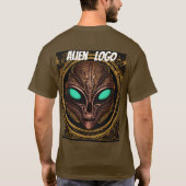 T-shirt " Logo Alien " conçu (Dos)