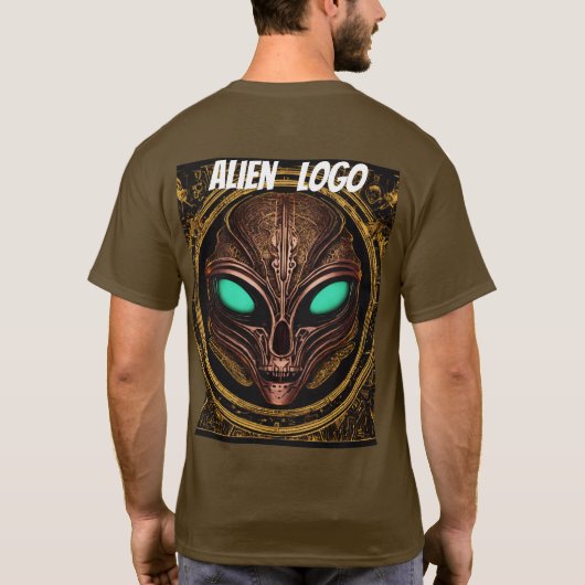 T-shirt " Logo Alien " conçu (Dos)