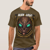 T-shirt " Logo Alien " conçu (Devant)
