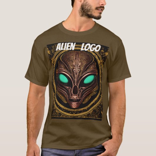 T-shirt " Logo Alien " conçu (Devant)