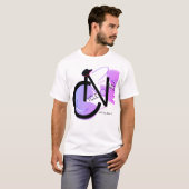 T-shirt Logo américain T de CycleNuts d'habillement (Devant entier)