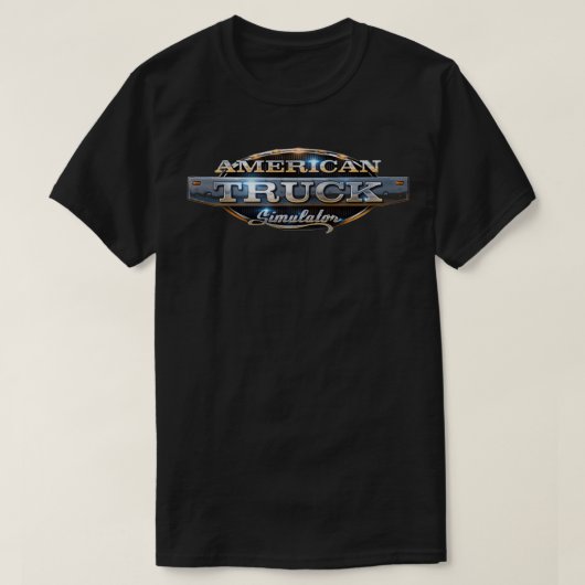 T-shirt Logo American Truck Simulator (Design devant)