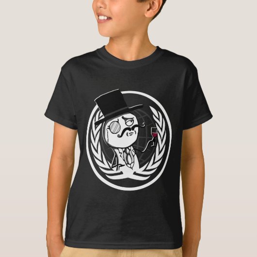 T-shirt Logo anonyme de LulzSec (Devant)