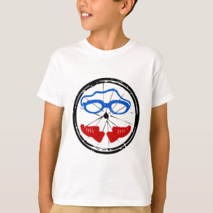 T-shirt Logo artistique du cool de triathlon