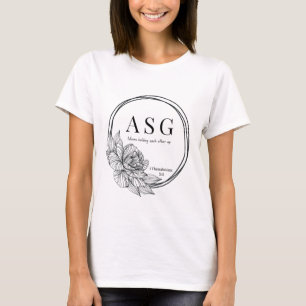 T-shirt Logo ASG en noir (nom sur le dos)