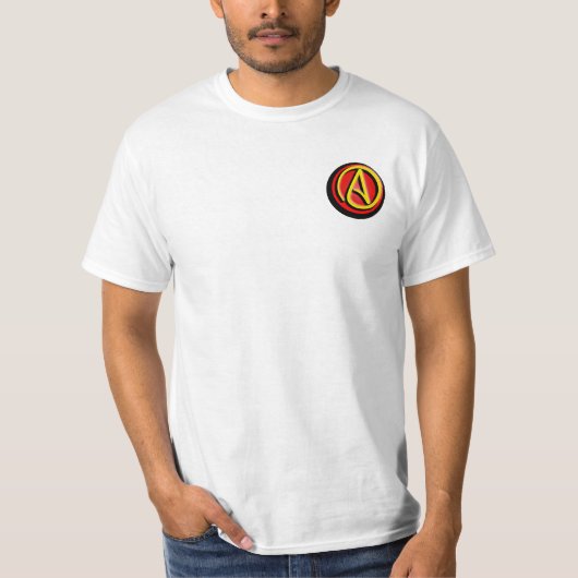 T-shirt Logo athée (Devant)