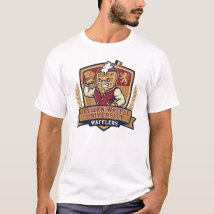 T-shirt Logo Athlétique de l'Université des Gaufres Belges