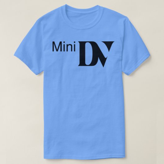 T-shirt Logo au format mini-DVD (Design devant)