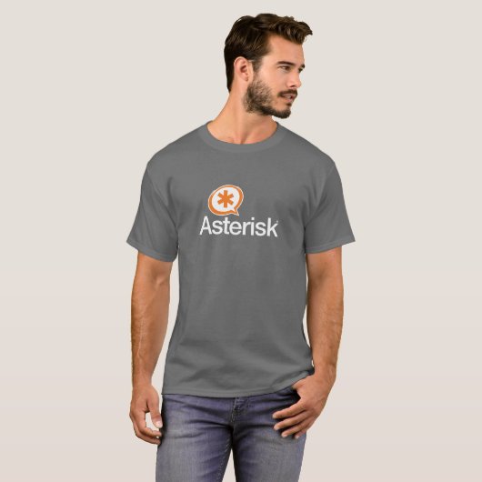 T-shirt Logo avant Asterisk (Devant entier)