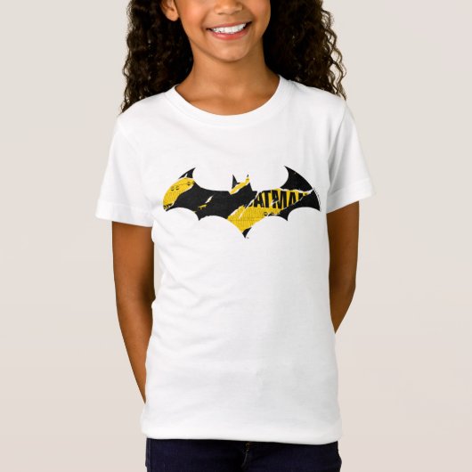 T-Shirt Logo Batman de bande de prudence (Devant)