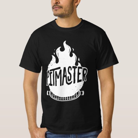 T-shirt logo bbq pitmaster (Devant)