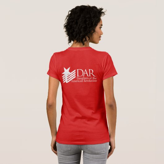 T-shirt Logo blanc et bleu de Knickerbocker (Dos entier)