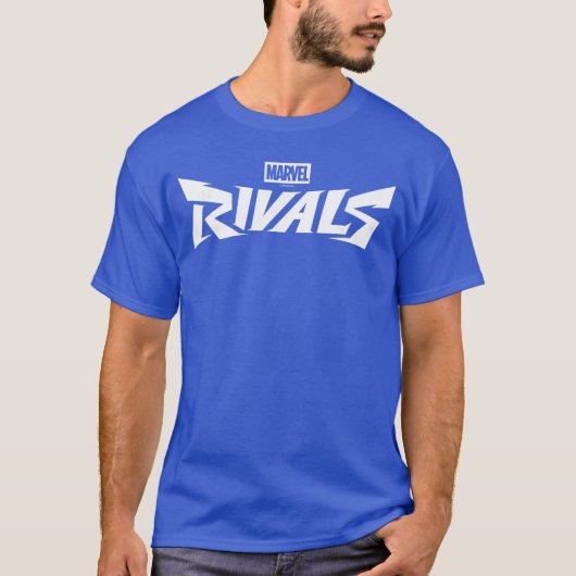 T-shirt Logo Blanc Marvel Rivals (Devant)