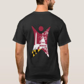 T-shirt Logo blanc WASH SEVASH (Dos)