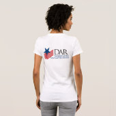 T-shirt Logo bleu et blanc de Knickerbocker (Dos entier)
