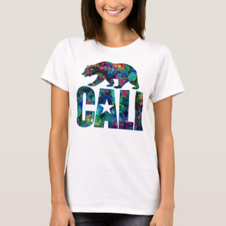 T-shirt Logo Cali Cravate-Dye et Ours Grizzly