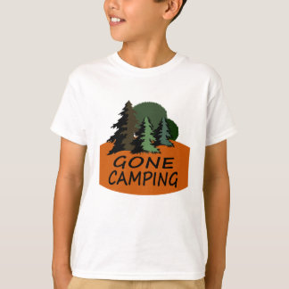 T-shirt Logo campant allé de campeur