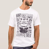 T-shirt Logo Carton mignon (Devant)