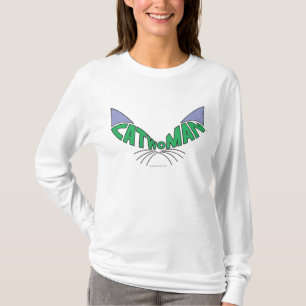 T-shirt Logo Catwoman Green