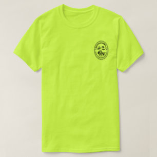 T-shirt Logo-Chest de Jamestown Sawmill SafetyGreen Hommes